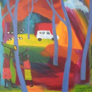 janie andrews paintings & collages